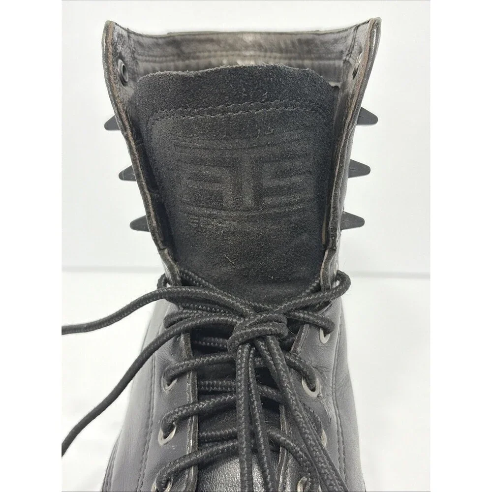 Ariat Black Heritage Leather Lace Up Style 32501 Size 7EE **Cigarette Smell